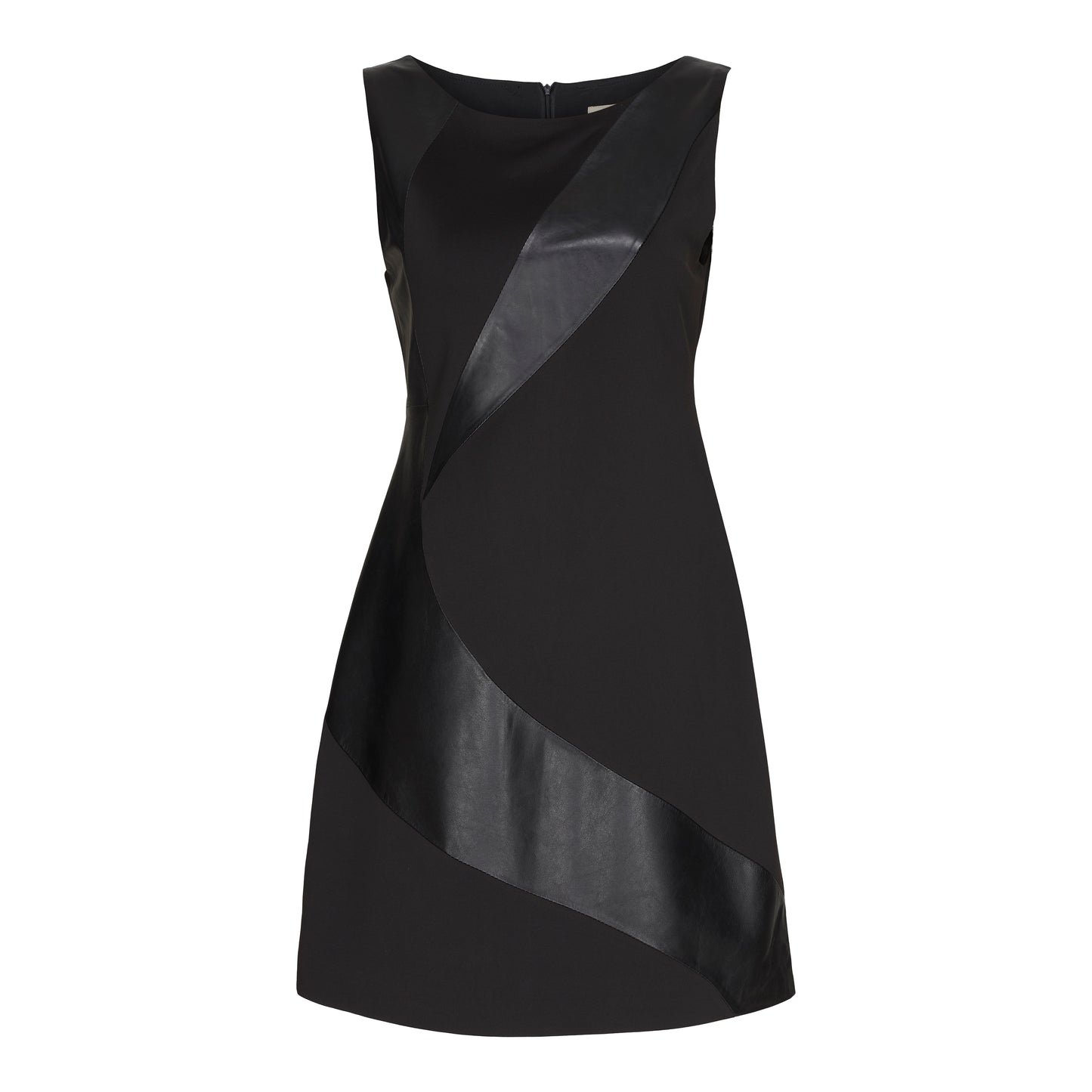 Stocklots Kjole med skind Kjoler Sort