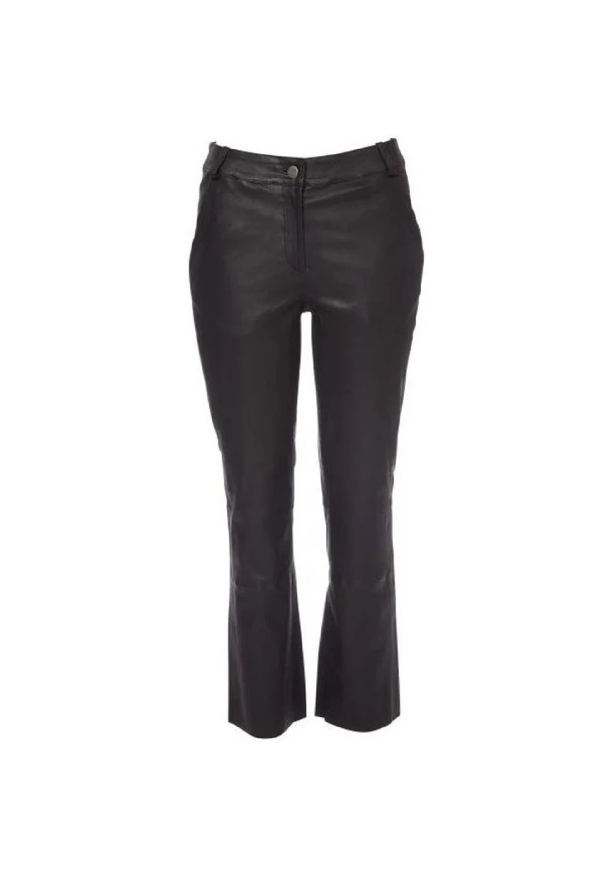 Stocklots 7/8 bootcut skindbukser Leggings Sort