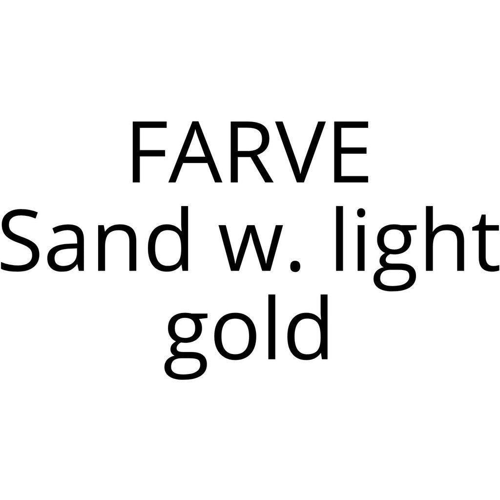 Orchid Bæltetaske med læderstrop Tasker Sand w. Light Gold Acc.