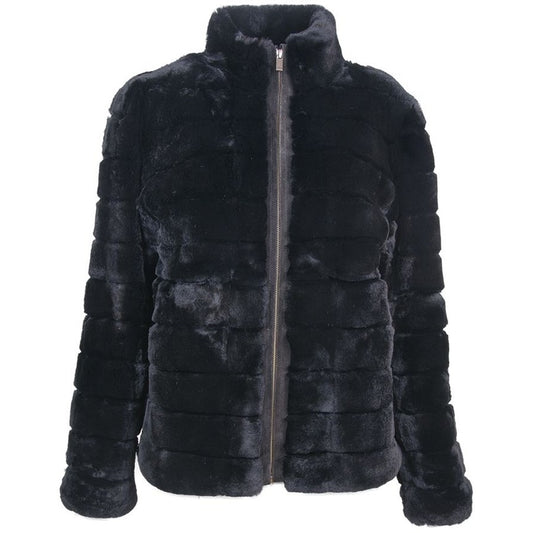 Furst Elegant jakke med lynlåslukning Jakker Sort