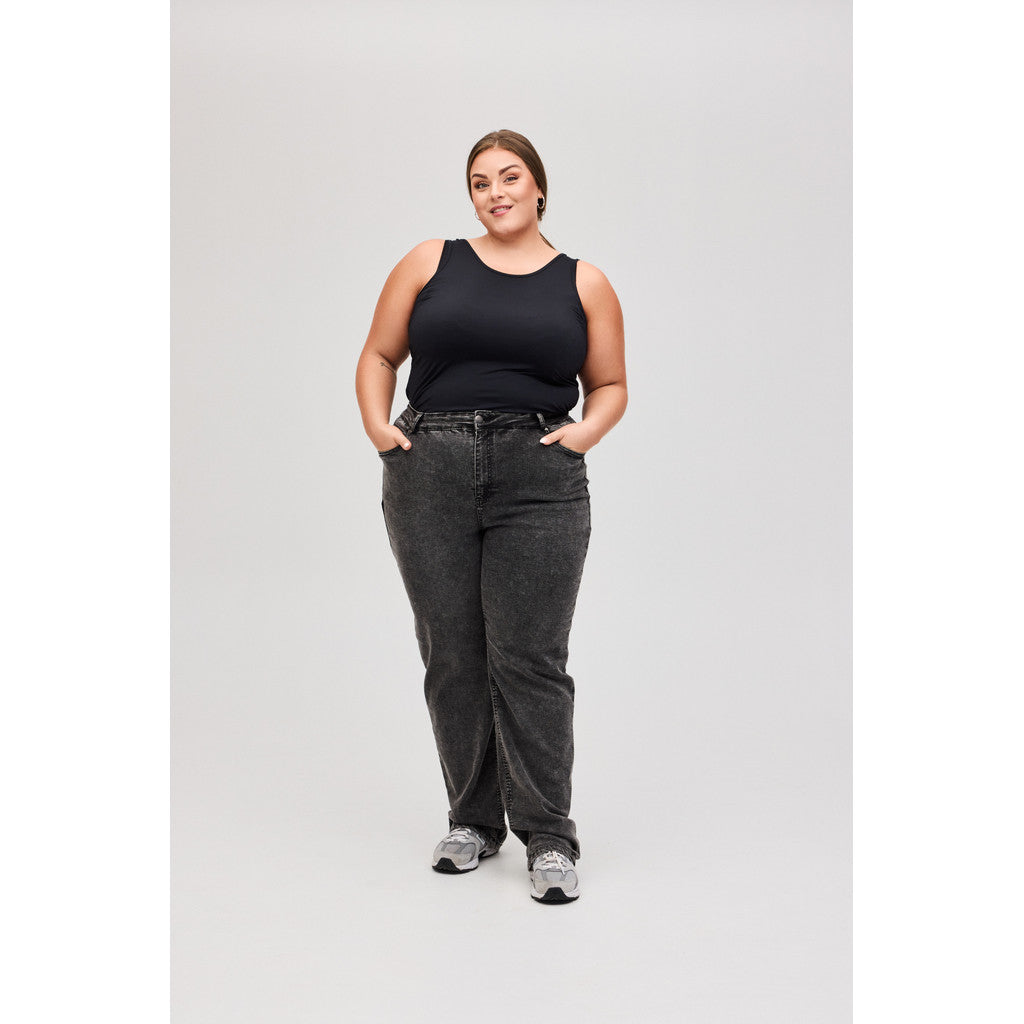 NO. 1 BY OX Jeans med vidde Jeans Grå