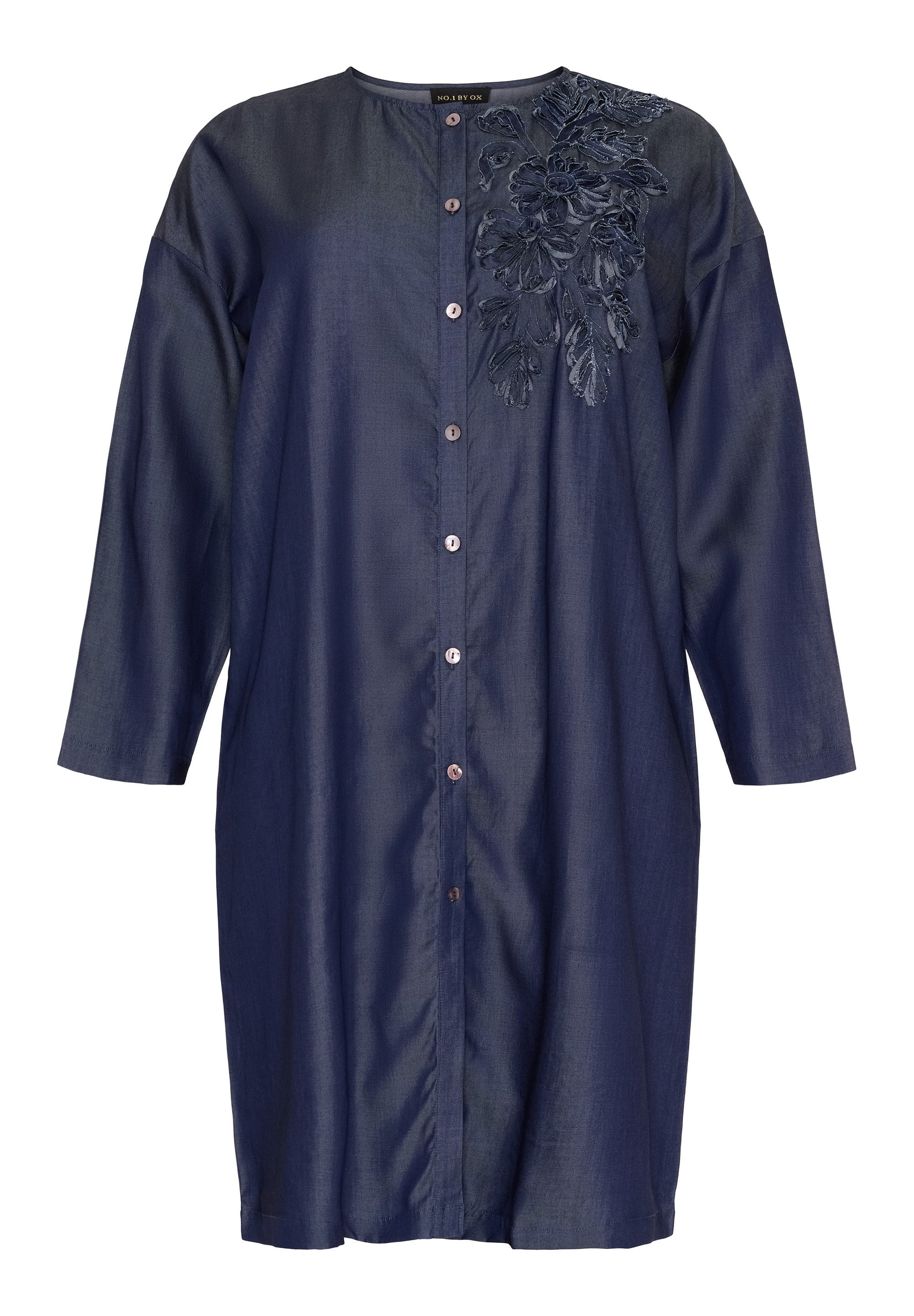 NO. 1 BY OX Kjole i denim look Kjoler Blå