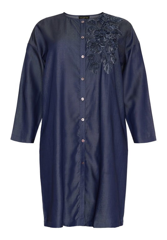 NO. 1 BY OX Kjole i denim look Kjoler Blå