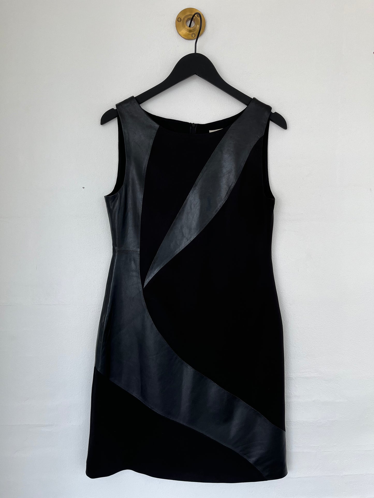 Stocklots Kjole med skind Kjoler Sort