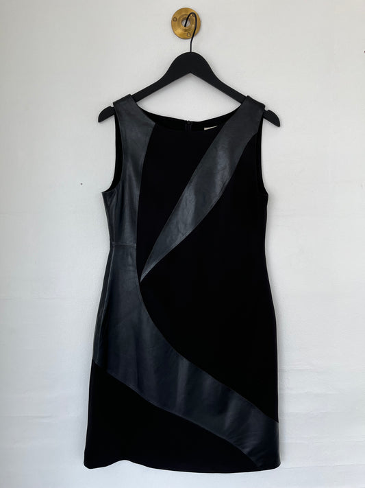 Stocklots Kjole med skind Kjoler Sort