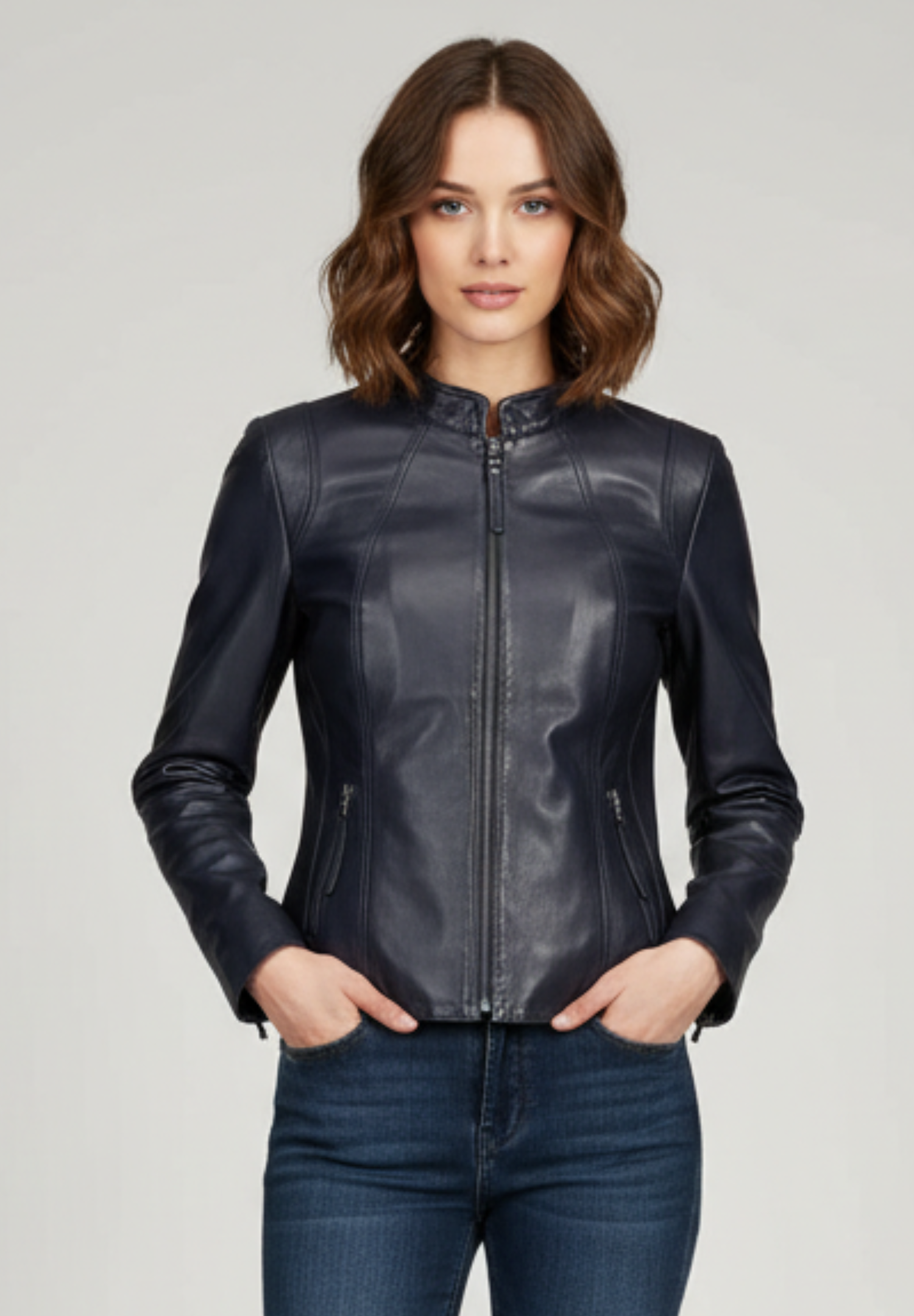 RedOne Læderjakke Jakker Blå