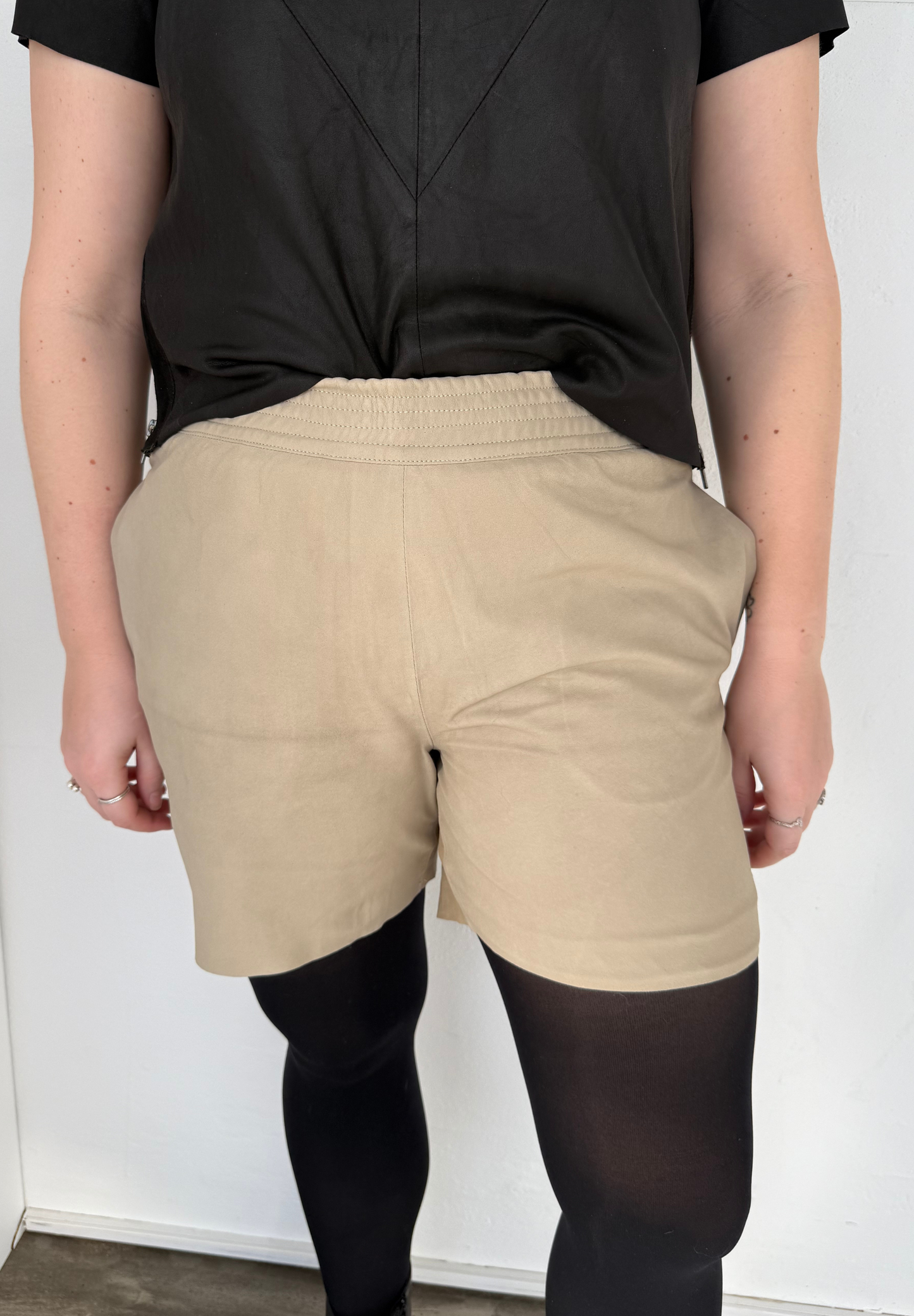 Stocklots Lædershorts - BTFCPH - 10496 fv. Beige Jakker Multi