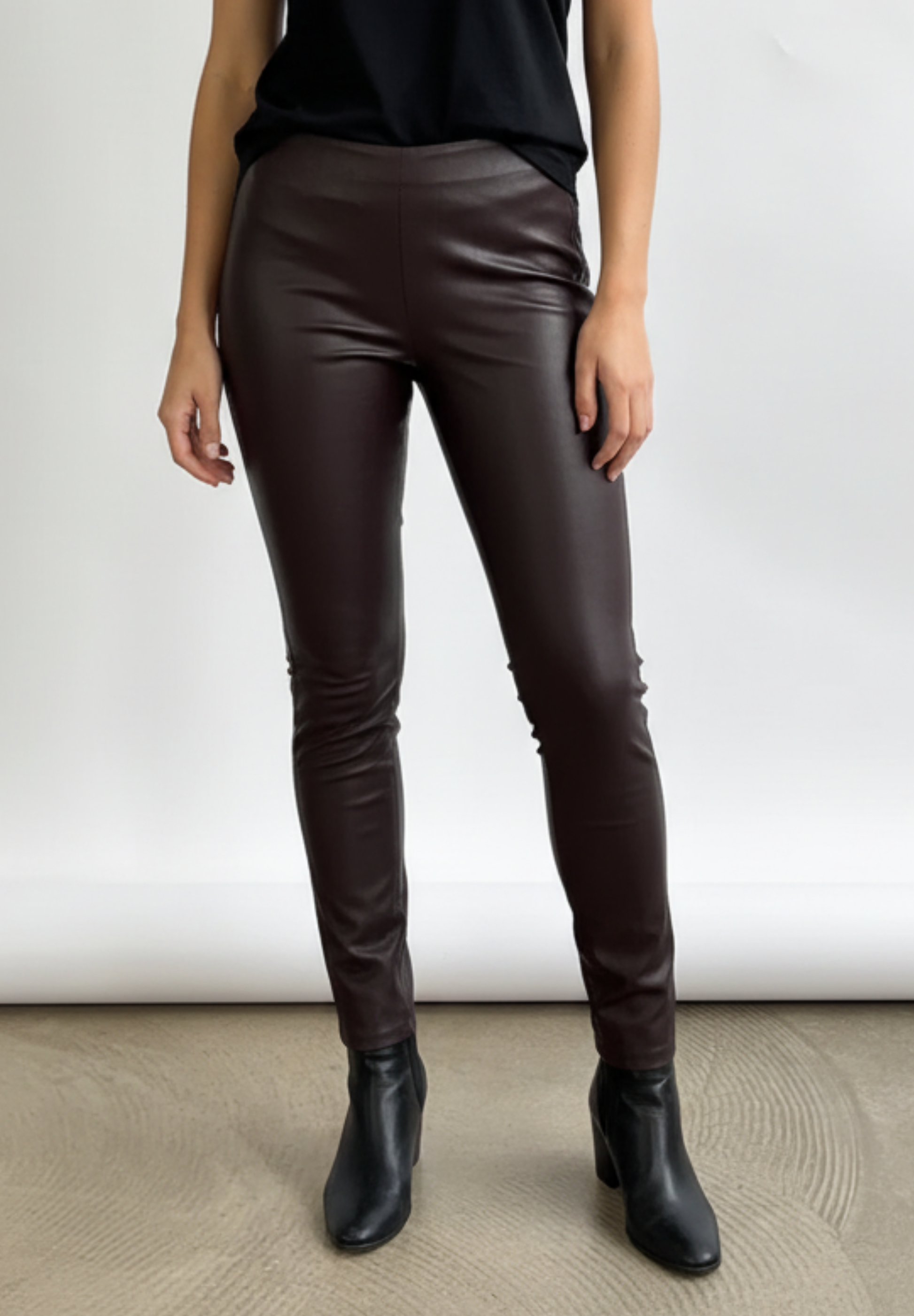 Stocklots Leggings i læder Leggings Rød
