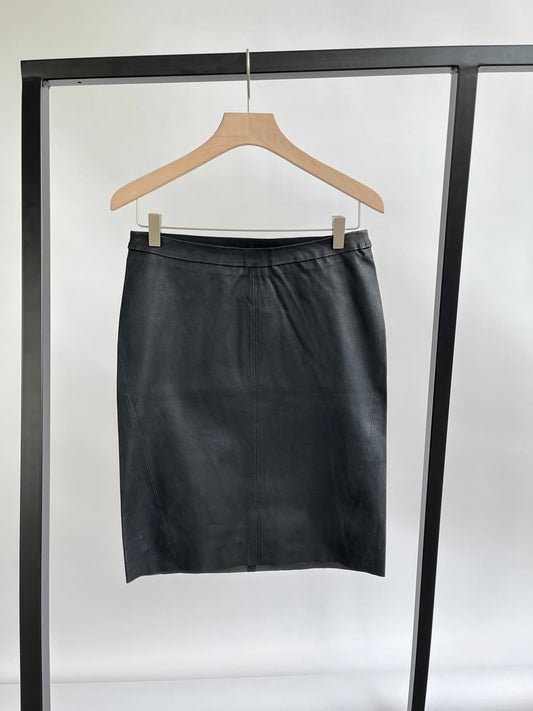 Stocklots Nederdel i skind Nederdele Sort