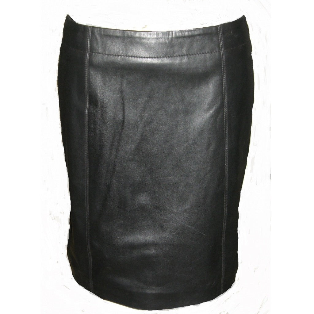 Stocklots Pencil Skirt 54cm backlength size 38 Nederdele Sort