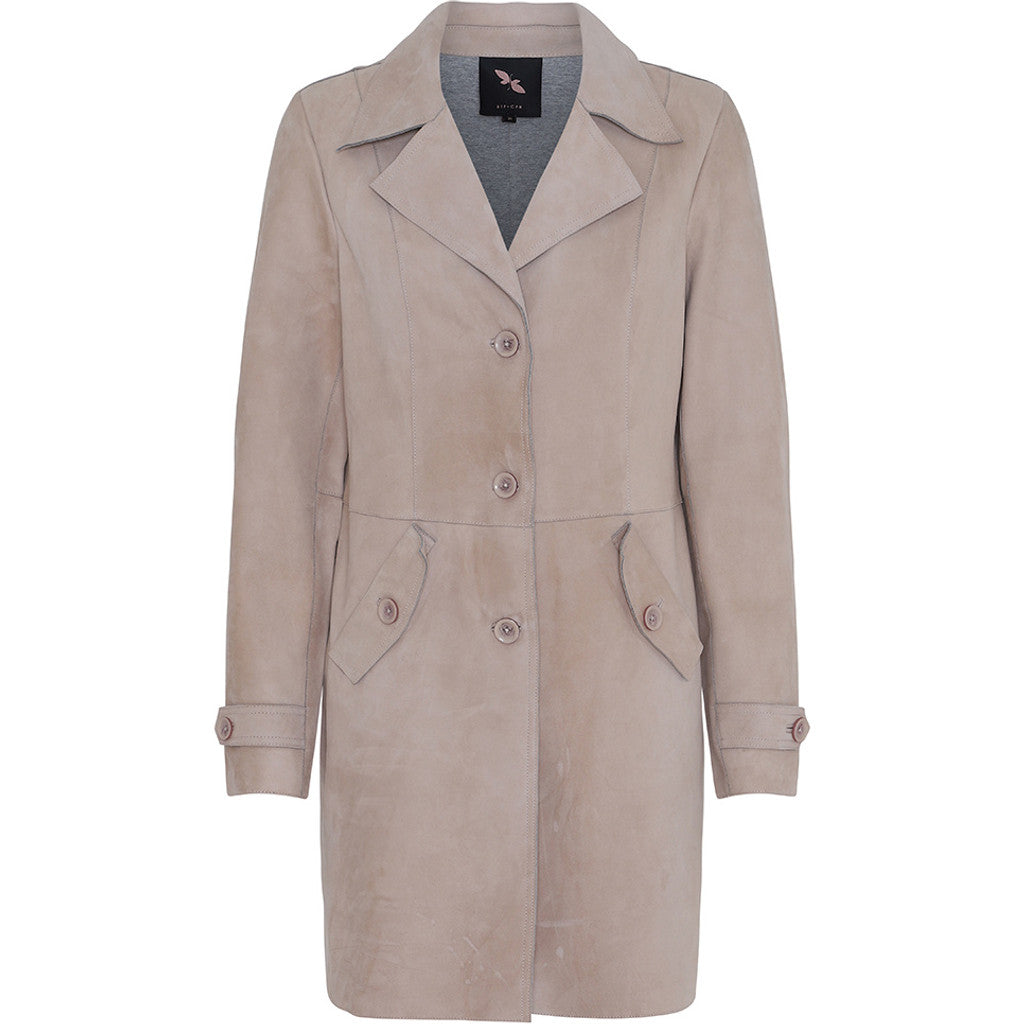 Stocklots Ruskindsjakke Frakker Beige