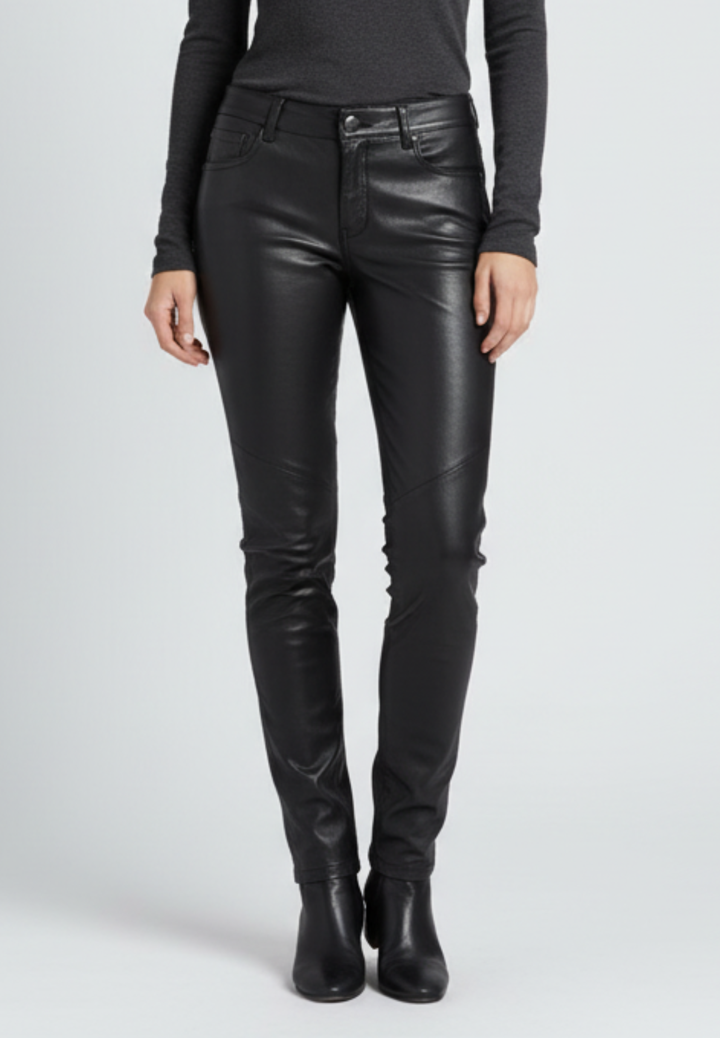 Furst Skindbukser Bukser Sort