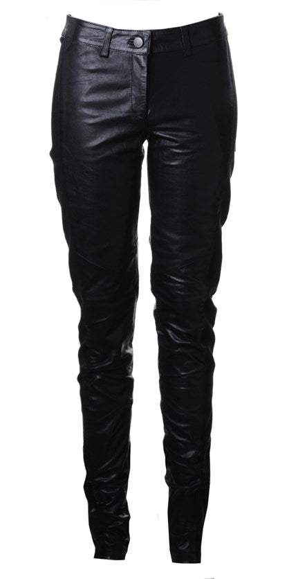 Furst Skindbukser Bukser Sort
