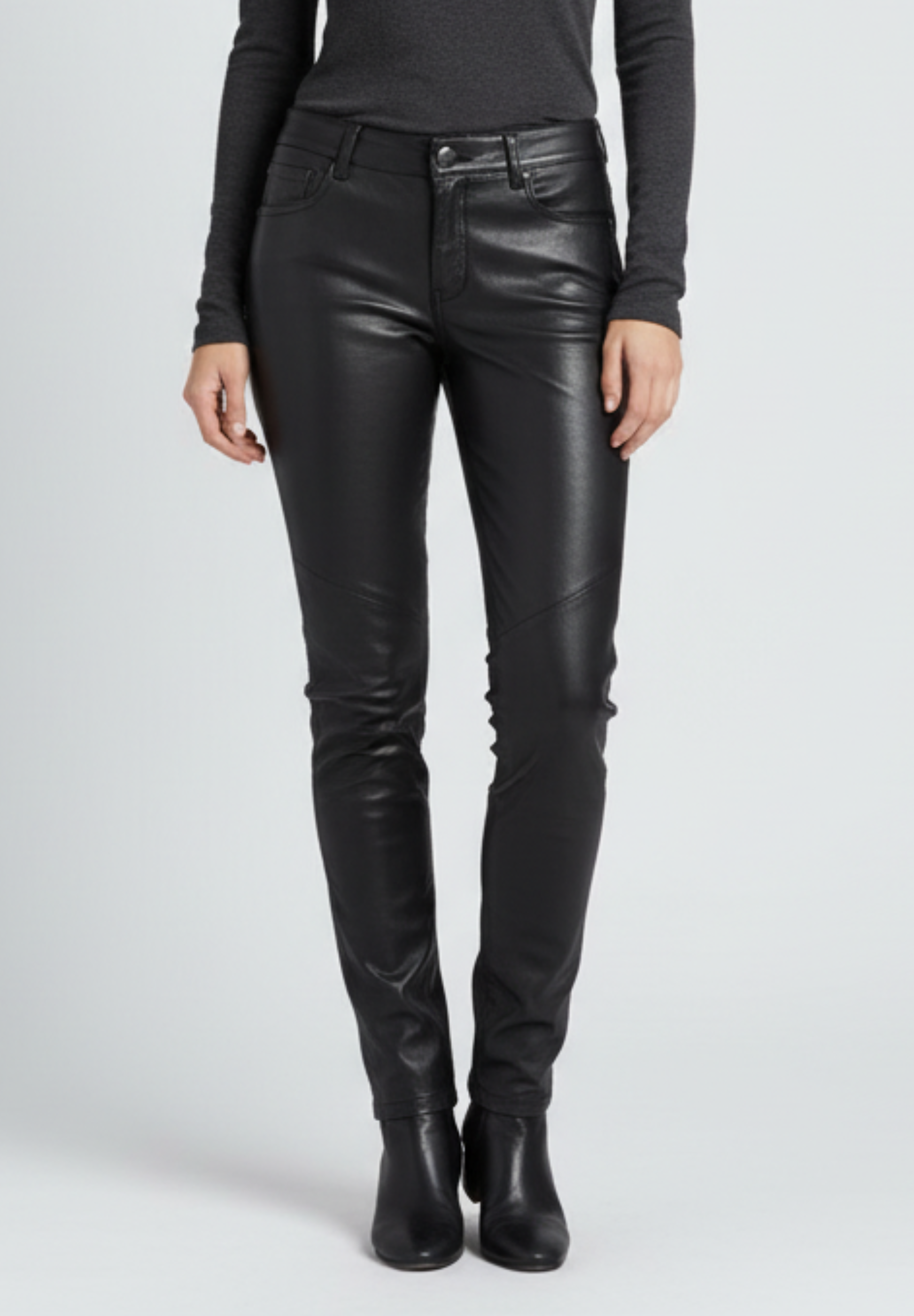 Furst Skindbukser Bukser Sort