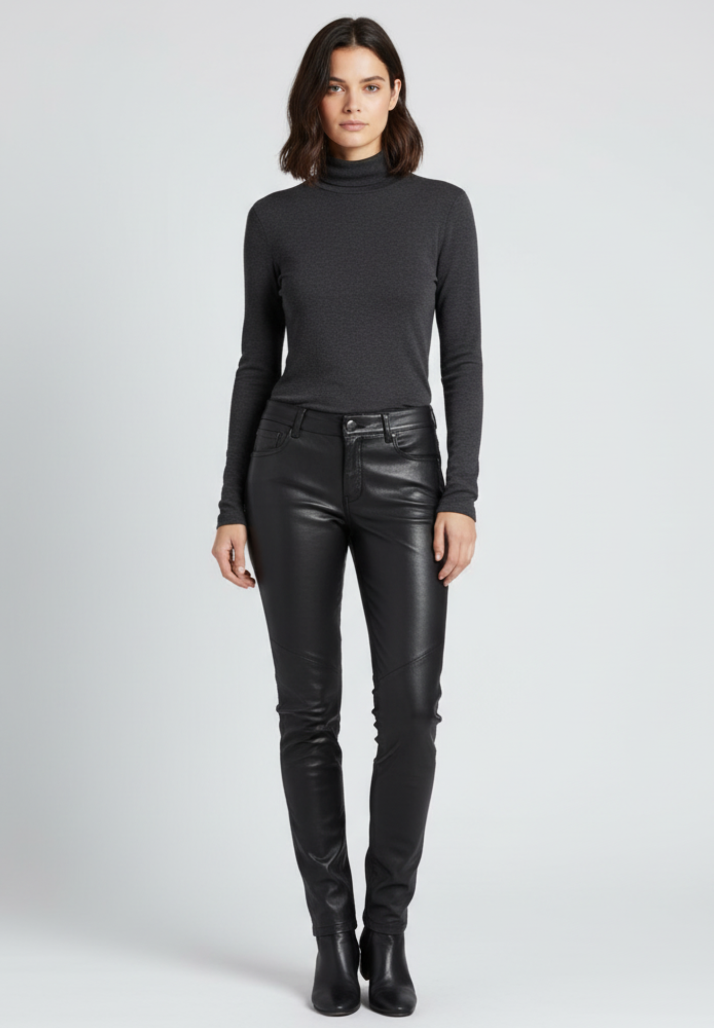 Furst Skindbukser Bukser Sort