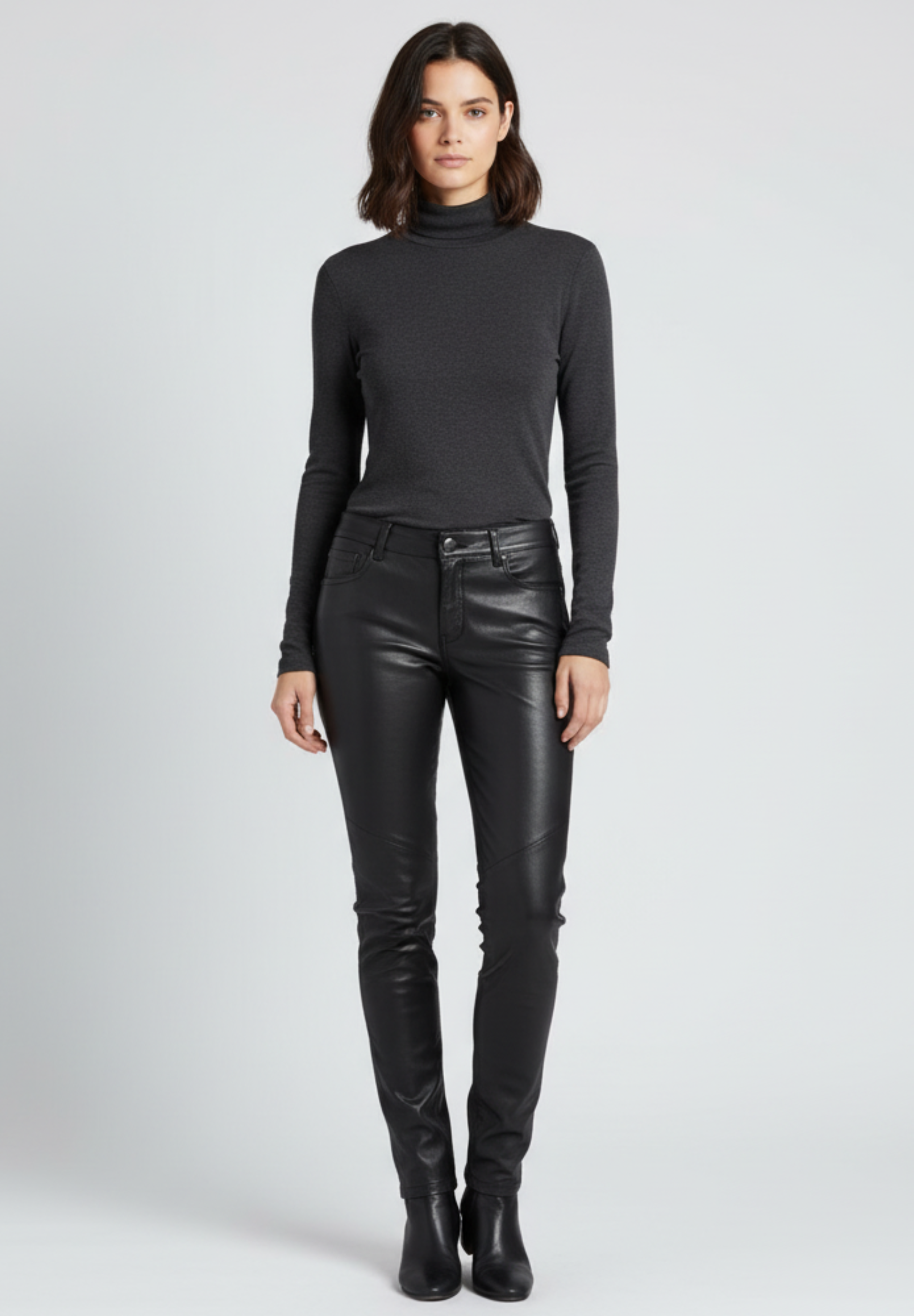 Furst Skindbukser Bukser Sort