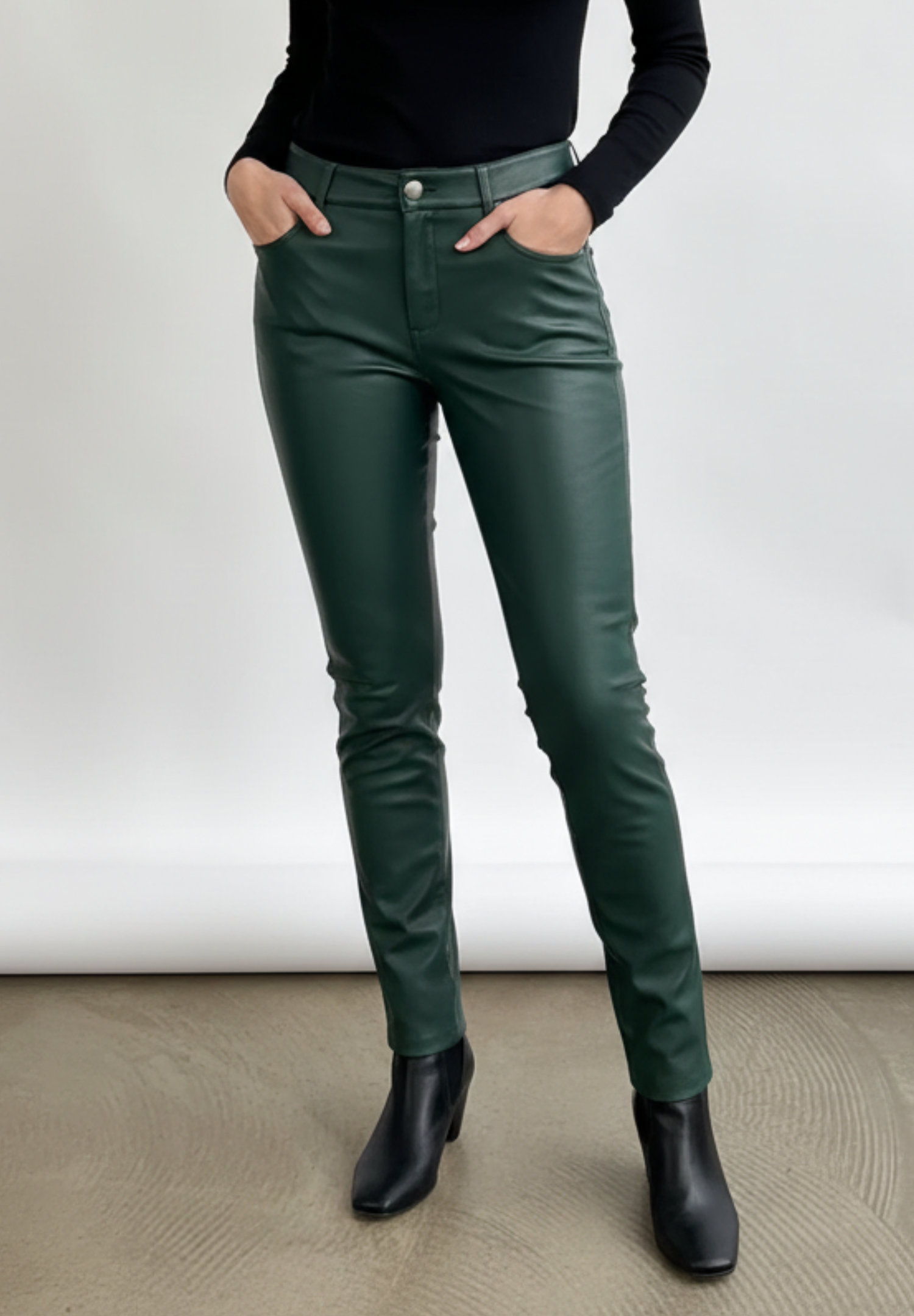 Stocklots Skindbukser med stretch Leggings Grøn