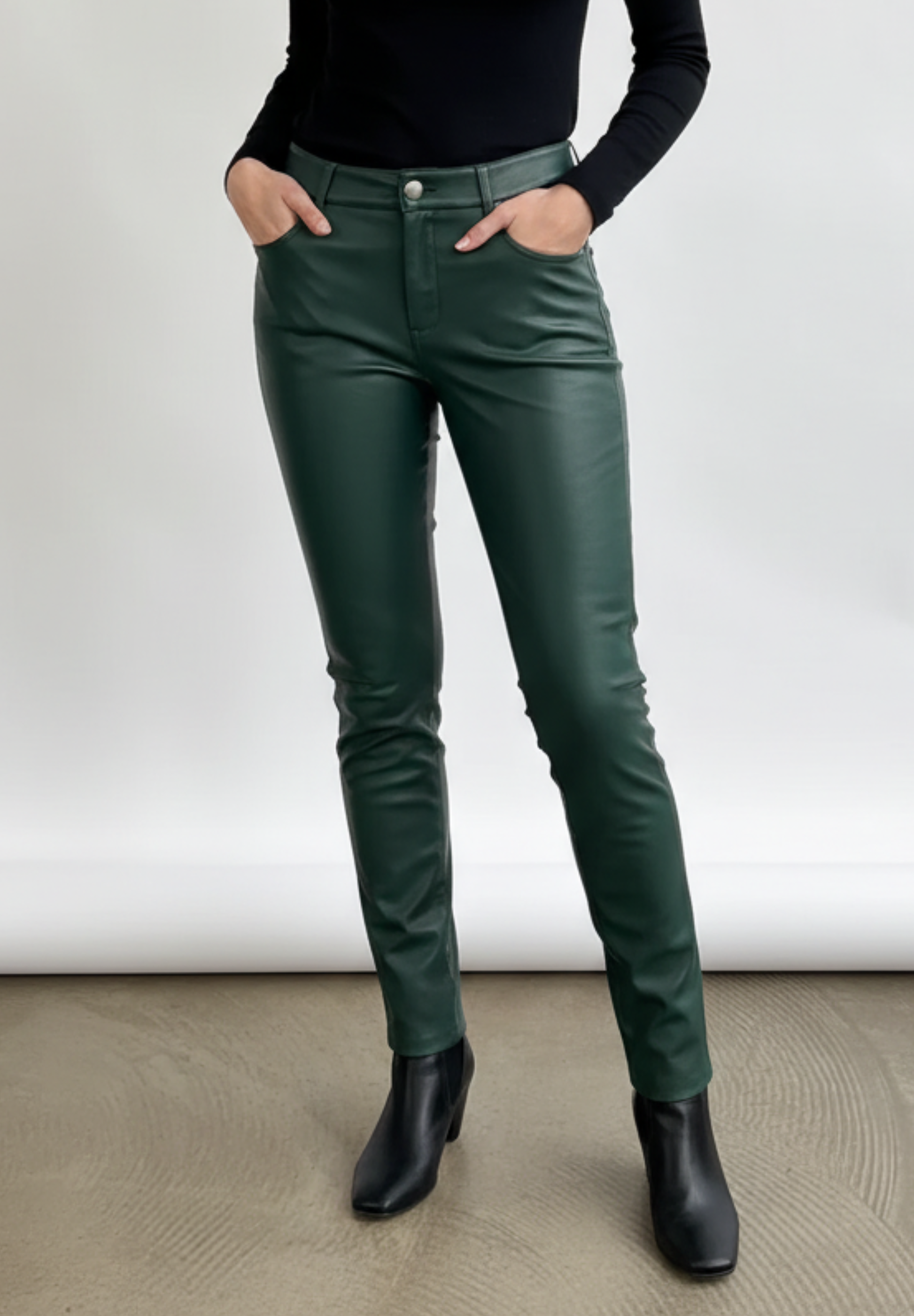 Stocklots Skindbukser med stretch Leggings Grøn