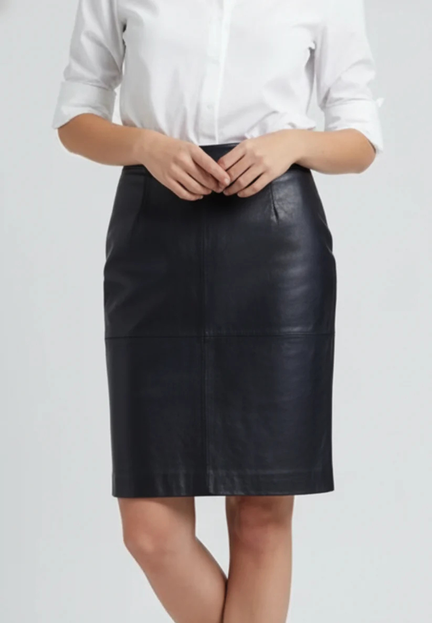 Stocklots Skindnederdel Nederdele Blå