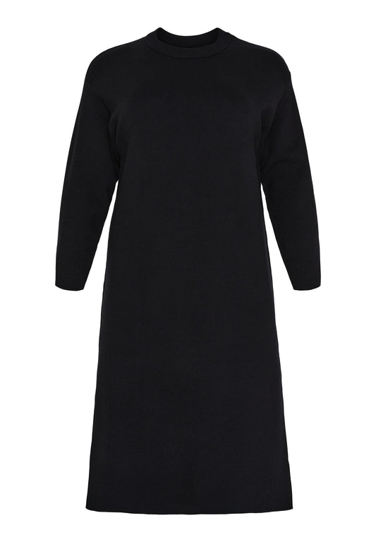 NO. 1 BY OX Strikket kjole Kjoler Sort