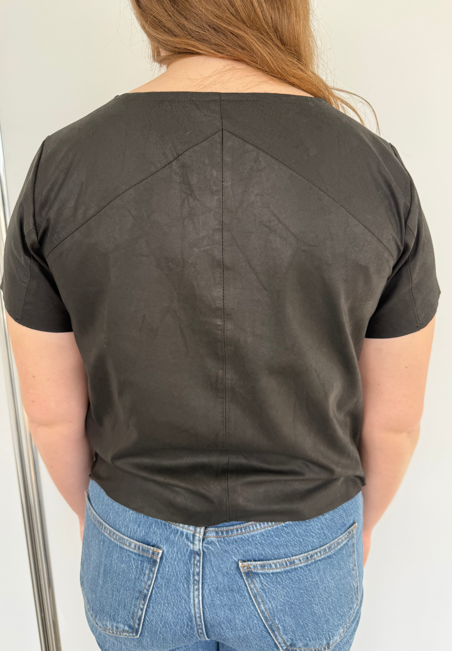 Stocklots T-shirt i læder - BTFCPH - 10383 fv. Black Jakker Multi