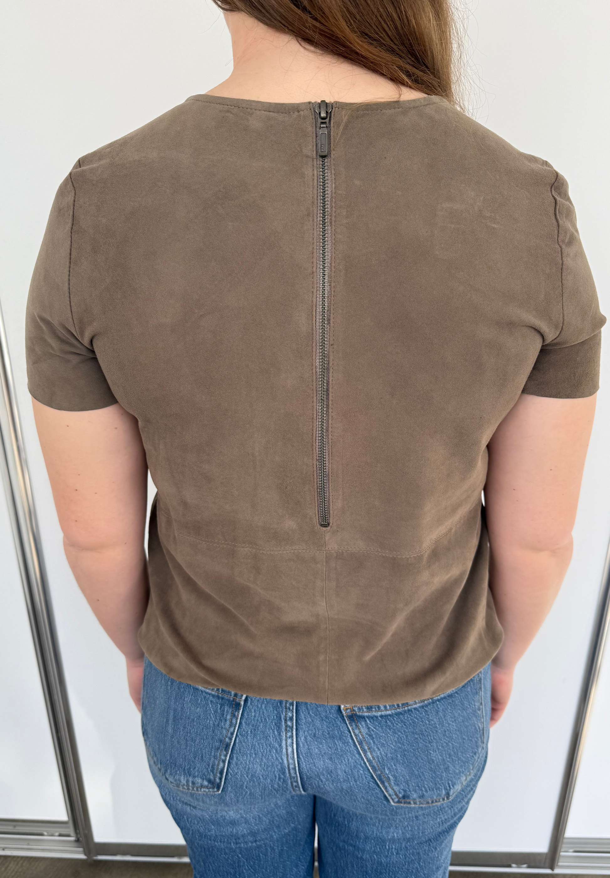 Stocklots T-shirt i ruskind - BTFCPH - 10391 fv. Deer Jakker Multi