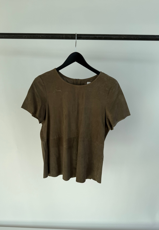 Stocklots T-shirt i ruskind - BTFCPH - 10391 fv. Deer Jakker Multi