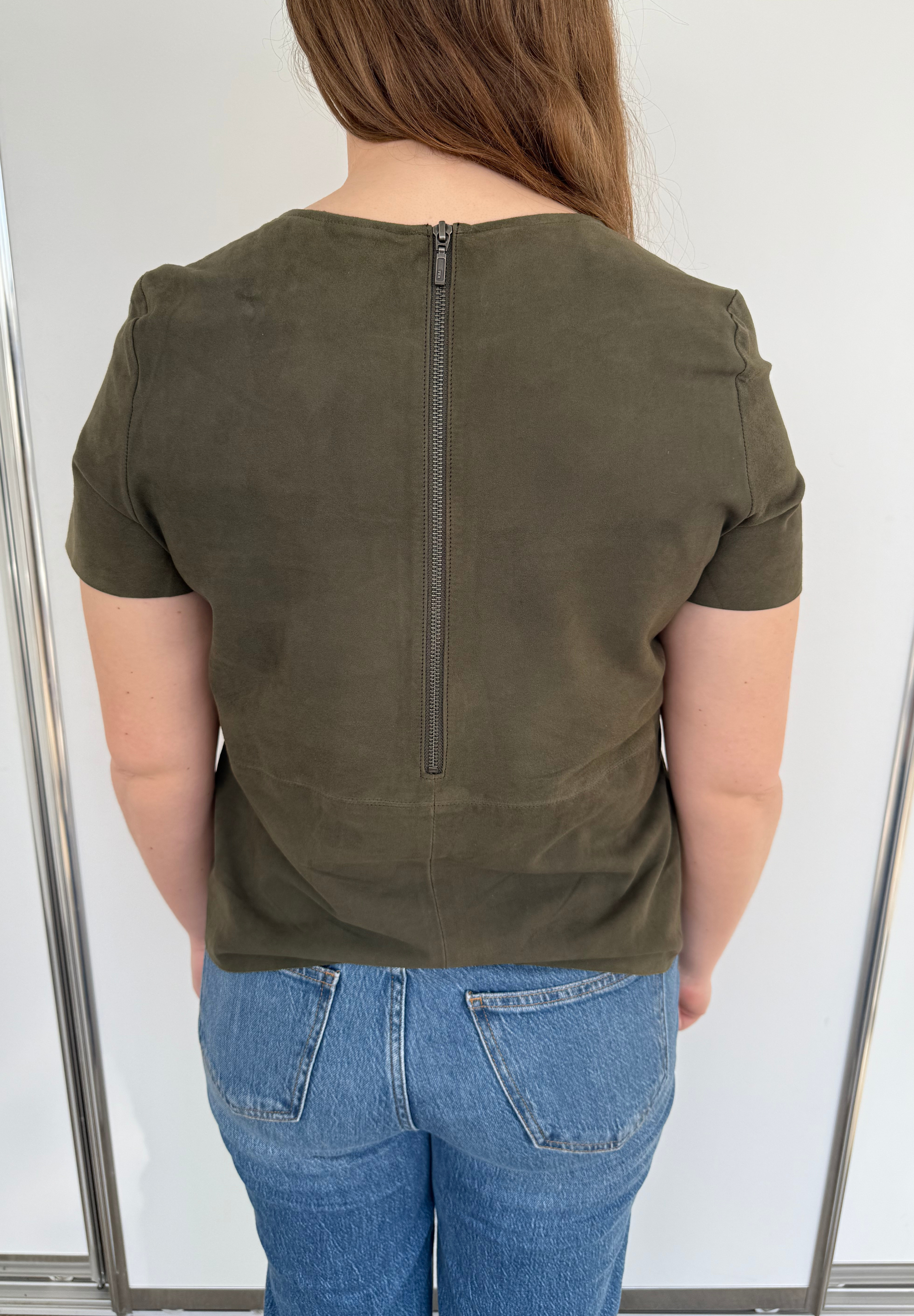 Stocklots T-shirt i ruskind - BTFCPH - 10391 fv. Dusty Green Jakker Multi