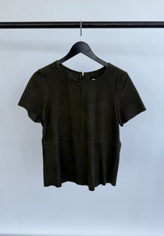 Stocklots T-shirt i ruskind - BTFCPH - 10391 fv. Dusty Green Jakker Multi