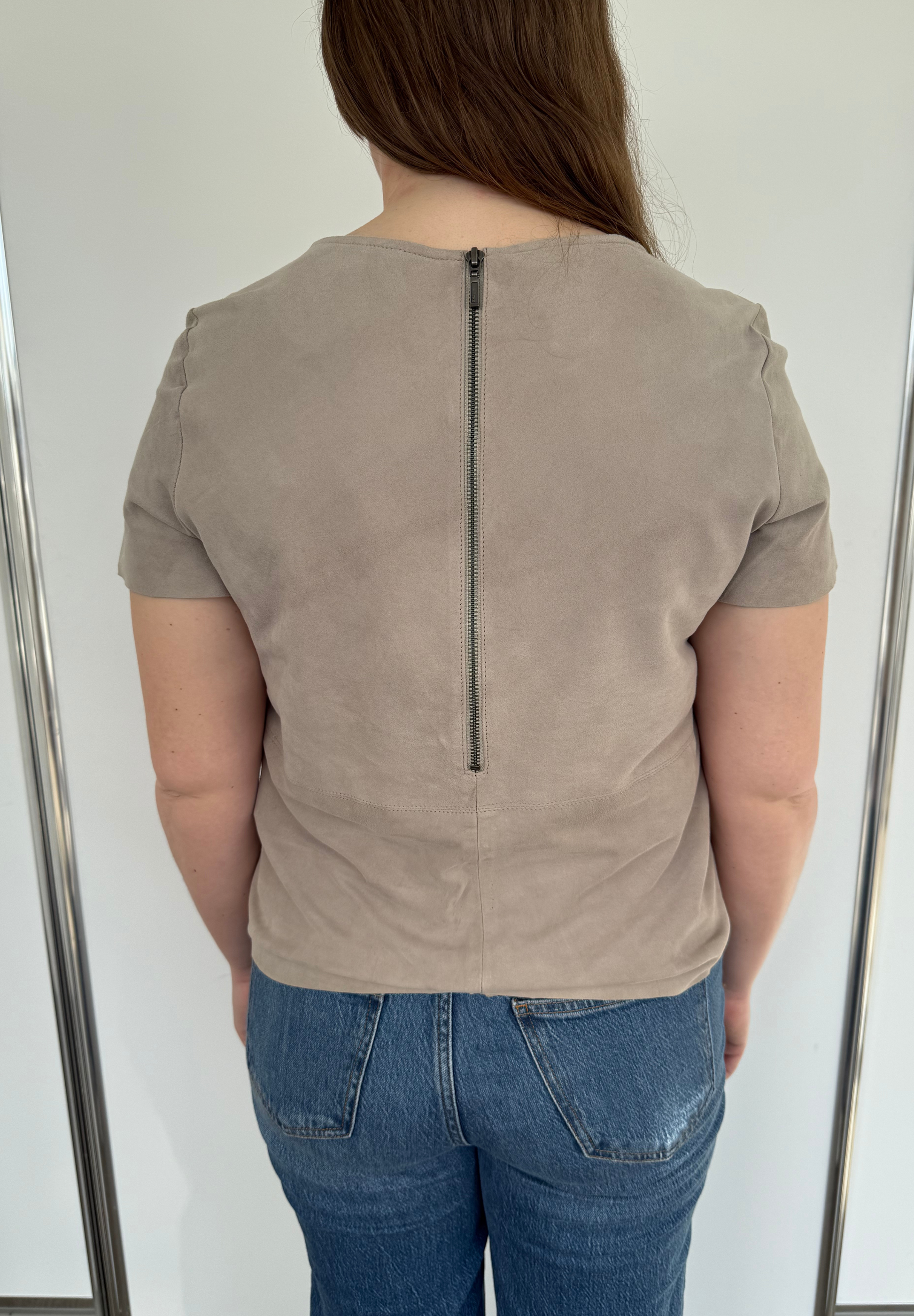 Stocklots T-shirt i ruskind - BTFCPH - 10391 fv. Stone Jakker Multi