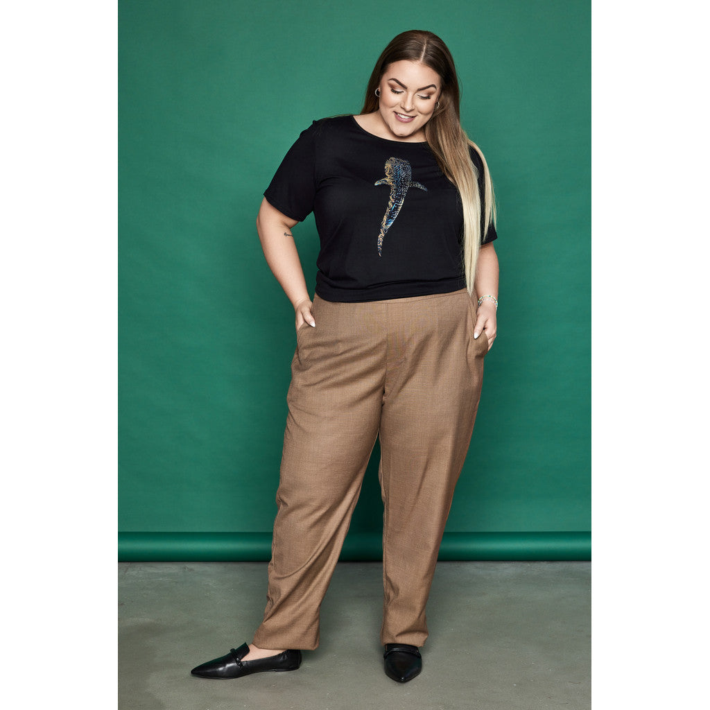 NO. 1 BY OX T-shirt med print T-shirts Sort