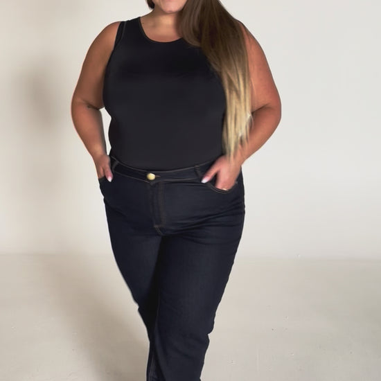 NO. 1 BY OX Jeans med vidde Jeans Blå