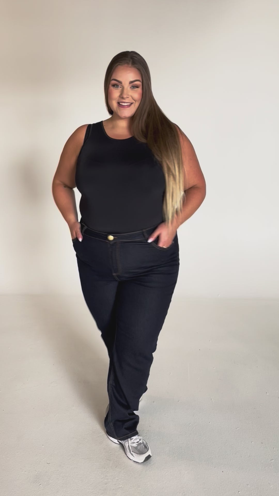 NO. 1 BY OX Jeans med vidde Jeans Blå