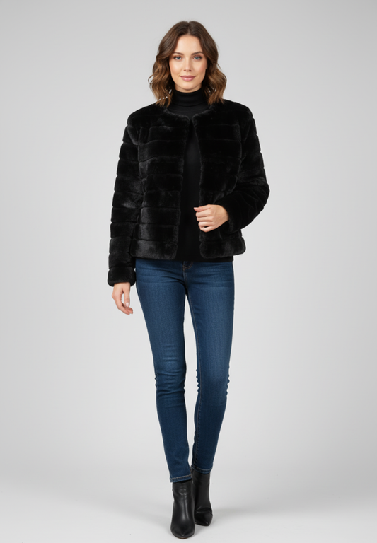 Furst short shared jacket with long sleeves Jakker Sort