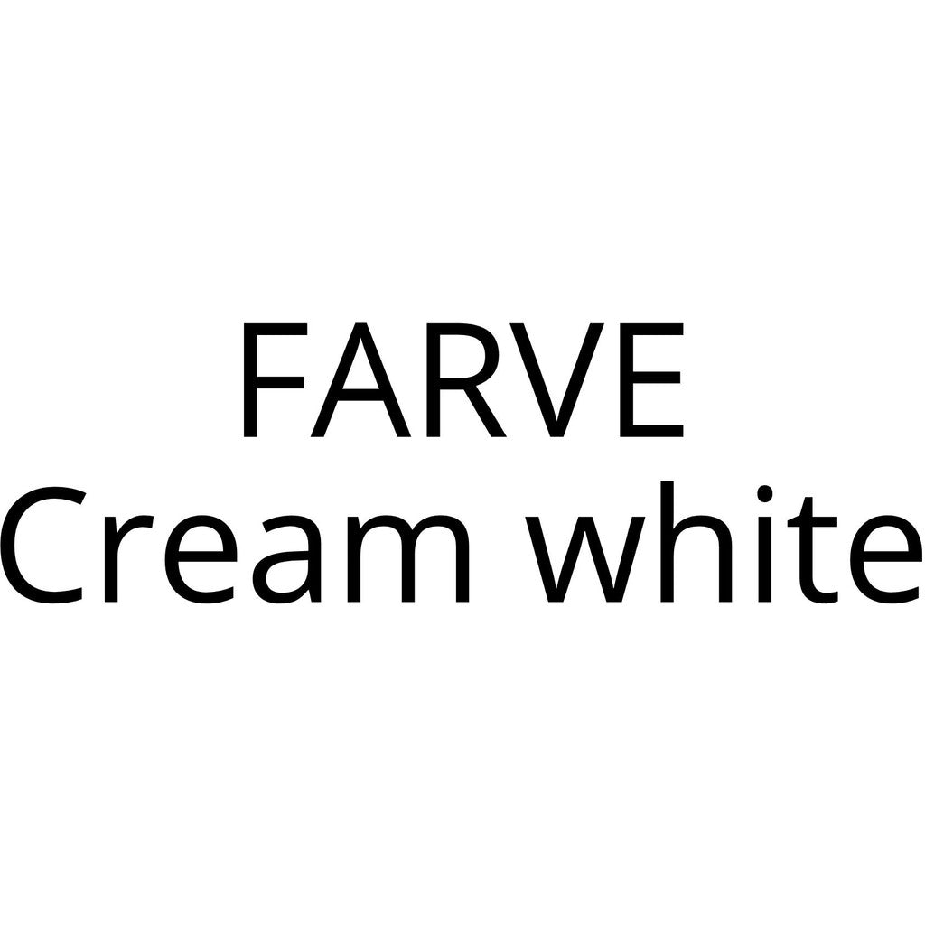 NO. 1 BY OX striktrøje med ribkant i hals Sweaters Cream White